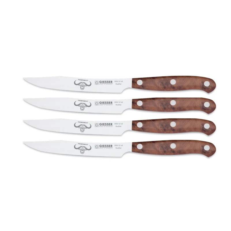 Couteaux steak - Giesser Premium Cut - 12 cm - Lot de 4 pièces - Thuya, arbre de la vie - procouteaux