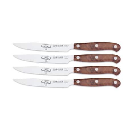 Couteaux steak - Giesser Premium Cut - 12CM - Lot de 4 pièces - Thuya