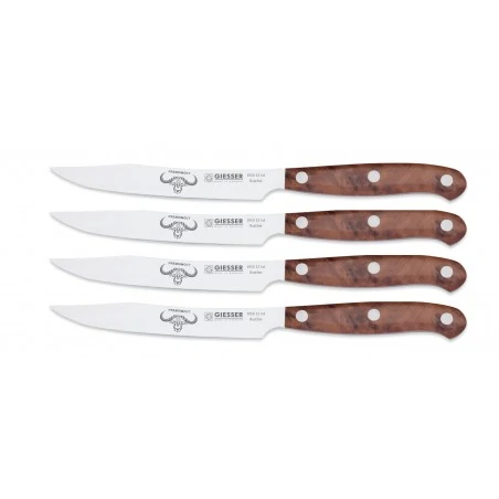 Couteaux steak - Giesser Premium Cut - 12 cm - Lot de 4 pièces - Thuya, arbre de la vie - procouteaux