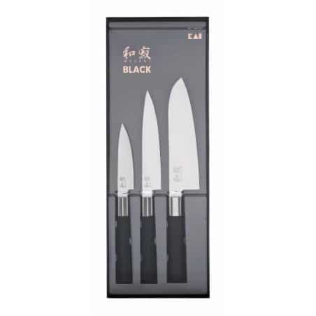 Couteaux japonais - Kai Wasabi Black - 50% de remise sur gravure LASER