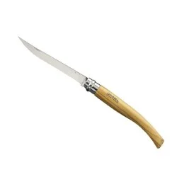 Couteau OPINEL effilé olivier 12 cm Inox - Procouteaux