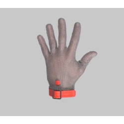 Gants Anti-Coupure - Manulatex- sans manchette - tout inox - Avec sangle bouton pression - Procouteaux