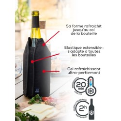 Rafraîchisseur extensible Vins et Champagnes - 23 cm