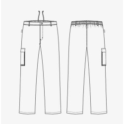 Pantalon Unisexe avec Poche Cuisse - Cordon Réglable - Procouteaux