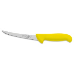 Couteau à désosser ErgoGrip jaune - F. Dick - lame courbée 15 cm