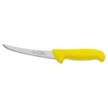 Couteau à désosser ErgoGrip jaune - F. Dick - lame courbée 15 cm