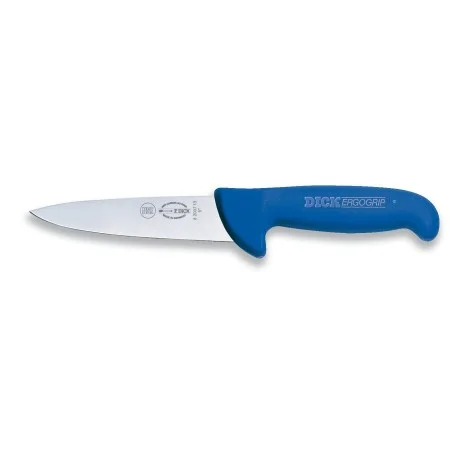 Couteau à saigner ErgoGrip bleu - F. Dick - lame 13 cm