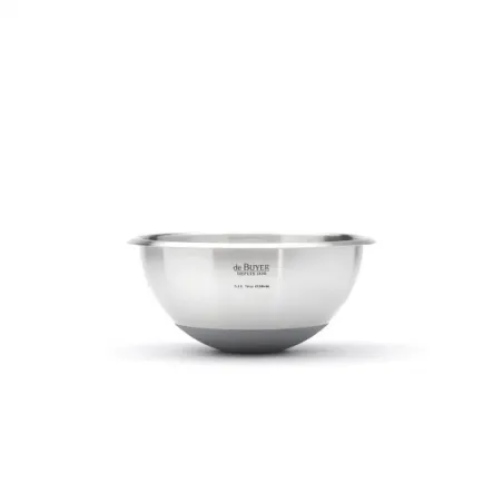 Bassine demi-sphérique « Cul-de-Poule » en inox - Fond silicone 20 cm de Buyer - Procouteaux